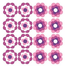 Blumen Aufkleber Pril blume Prilblumen Retroblume 16x 3cm Fahrrad Fahrradsticker