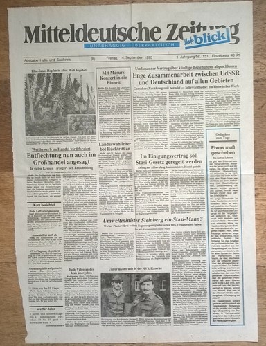 Wiedervereinigung(MZ14.9.1990)