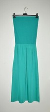 Grünes BANDEAU  Maxikleid von