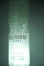 Flaschenlampe, Stehlampe, Upcycling, Unikat, Kabellos, LED 16 Farben, modern