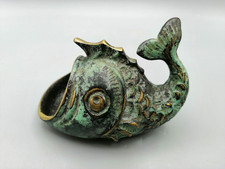 Messing Aschenbecher Fisch