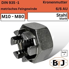 DIN935 Kronenmutter m