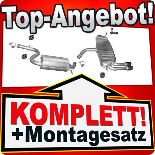 Auspuff für audi - a3, sportback