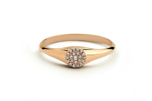 Diamant solitair goldring - solitair, 21