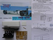 TTauta Spur TT Komplettbausatz 3D Druck Bausatz Kühlauflieger Orlican N7S Vers.A