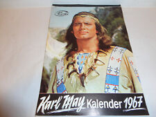 KARL MAY KALENDER 1967 - ROCKI - ORIGINAL - SEHR SELTEN - mit zwei Karten