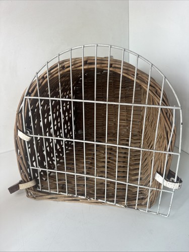 Vintage weidenkorb haustier - vintage,