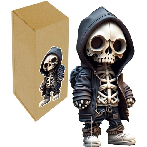 Gothic skelettfigur aus - aus, harz