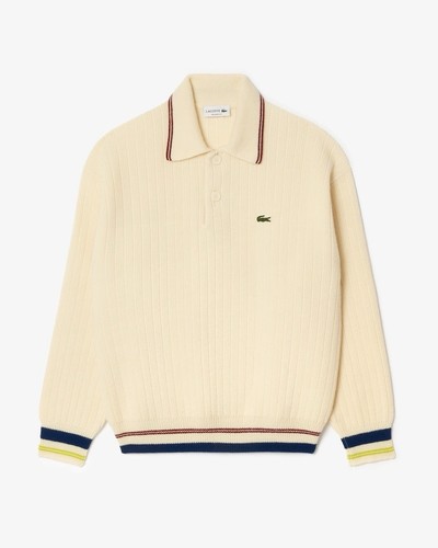 Lacoste retro tennis wolle - retro,