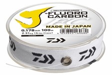 Daiwa J-Fluorocarbon Transparent 50m & 100m Fluoro Vorfach Fluorocarbon Schnur