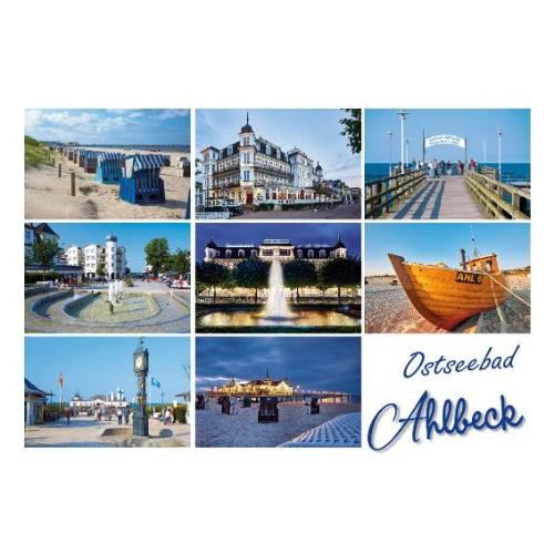 Ostseebad ahlbeck postkarte - ahlbeck,