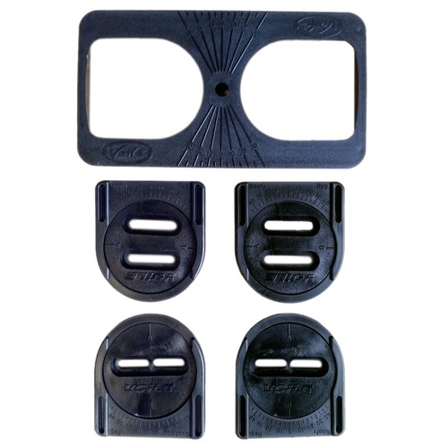Voile canted pucks set - canted,