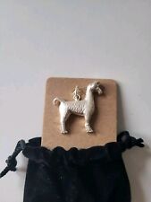 Silber Kettenanhänger Lama 925 Sterling Alpaka Krafttier Geduld Ausdauer 