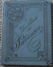 Das Buch der Patiencen 19 Patience Spiele Kartenspiel Karten Solitaire um1900 -L