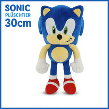 Sonic the Hedgehog Stofftier 30cm – Kinder, Kuschelig, Plüschfigur, Geschenkidee