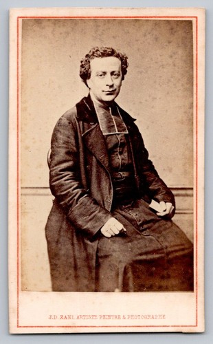 Cdv 1870 priester abt - 1870,
