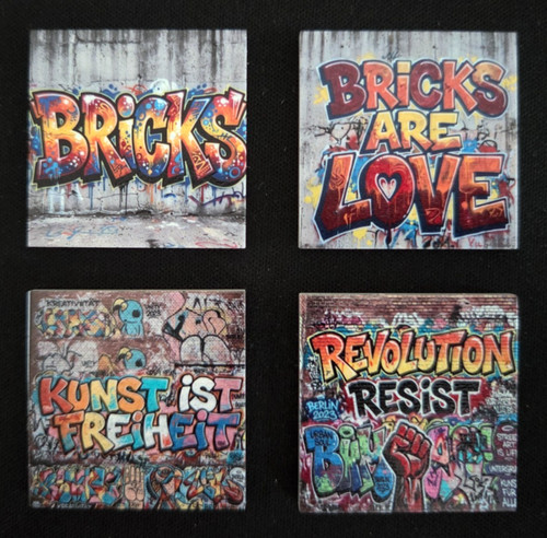 Lego custom graffiti - graffiti, fliesen