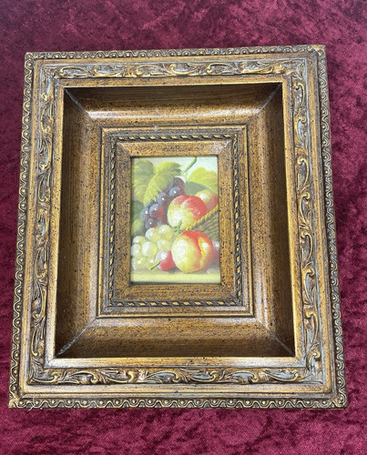 ölgemälde 24x21 holz - cm,