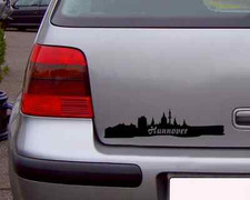 Autoaufkleber Hannover Aufkleber Skyline 25 Farben 8 Größen Autosticker Sticker
