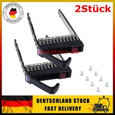 2 Stück Für HP 2,5" SAS SATA HDD Rahmen Caddy 500223-001 G5 G6 G7 Gen5 Gen6 Gen7