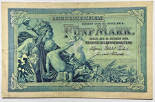 Deutsches Reich 5 Mark 1904 ss