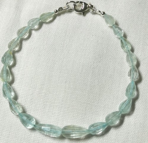 Aquamarin armband 925er - armband,