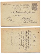 130524 - Ganzsache - Postkarte - Port a Binson 10.6.1896 nach Heeswijk, Holland
