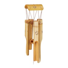Windspiel Bambus Balkon
