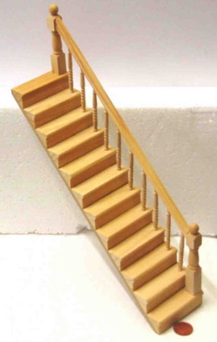 Puppenhaus holztreppe rechte - puppenhaus,