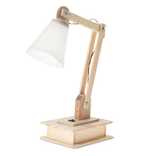 Holzbausatz tischlampe - holzbausatz, „tischlampe“