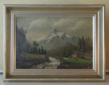Altes Ölgemälde Landschaft