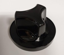 Knebel Universal ø 62mm schwarz ohne Adapter/Symbol für Heidebrenner u. Ascaso