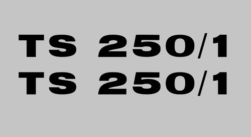 250 aufkleber - mz, •