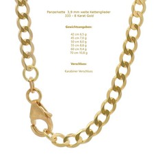 Edle Goldkette Panzerkette