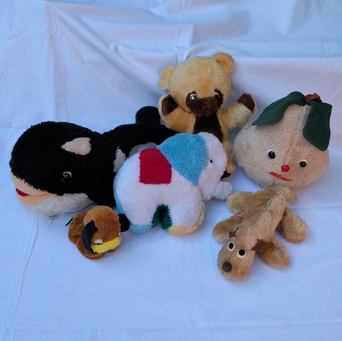6tlg set kuscheltiere - set, ddr