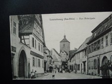 AK:  Karte zeigt Lauterburg