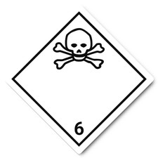 Gefahrzettel - Gefahrgutklasse