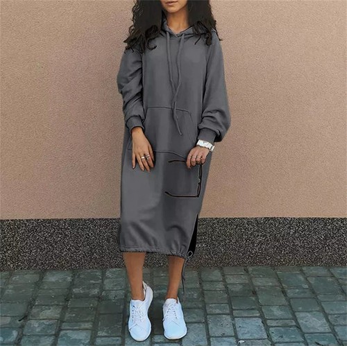 Damen lange sweatshirt jacke - damen,