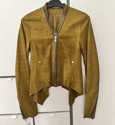 Rick owens leather jacket - rick,