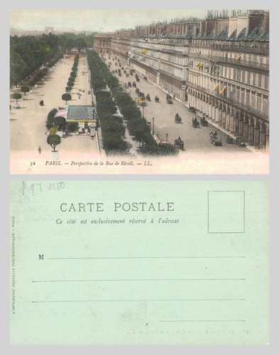 Alte postkarte paris - -, rue
