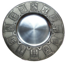 Zinnteller " Wappen Bayerische