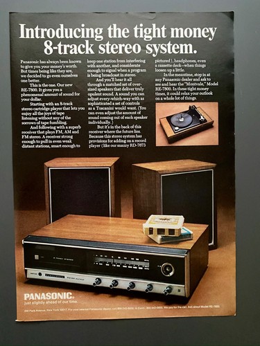 Panasonic track hifi - 8-track,