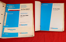 WEBASTO Air Top 2000 Diesel Luft Standheizung Werkstatthandbuch Ersatzteilliste