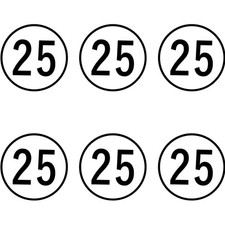 Geschwindigkeitsschilder für