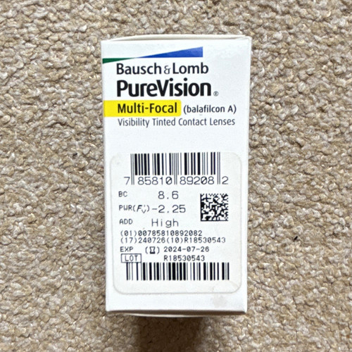Bausch lomb purevision - bausch,
