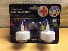 LED Teelichter 2er Set mit