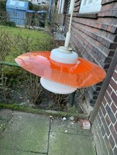 Designer Küchen Lampe Hängelampe mid century '50s '50er Jahre Rockabilly rot