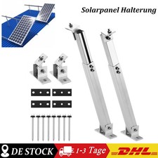 Solarmodul Halterung PV Individuell Verstellbar Flachdach Befestigung Montage /