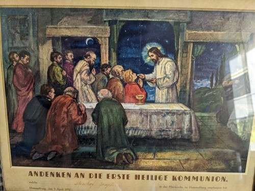 Andenkenbild 1932 heilige