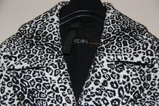 Marc Cain Blazer Mantel Animal schwarz-weiß Leo 499,-Gr.40*NEU